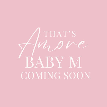 That's Amore Baby Shower Mirror Decal