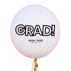 GRAD! Graduation Jumbo Vinyl Balloon