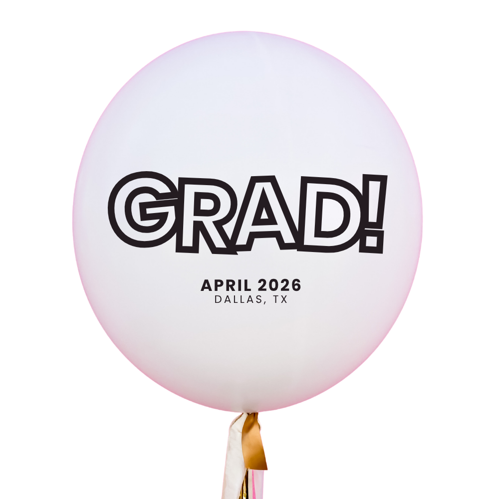 GRAD! Graduation Jumbo Vinyl Balloon