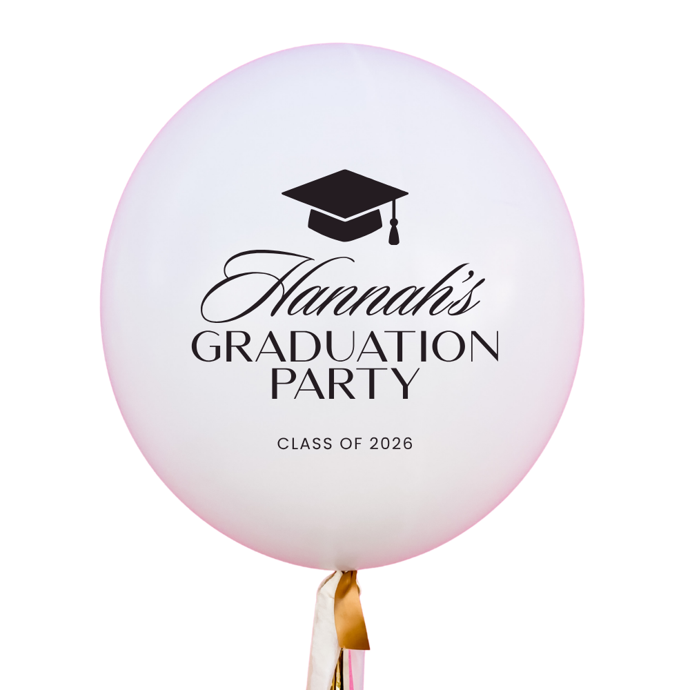 Graduation Cheer Jumbo Vinyl Balloon