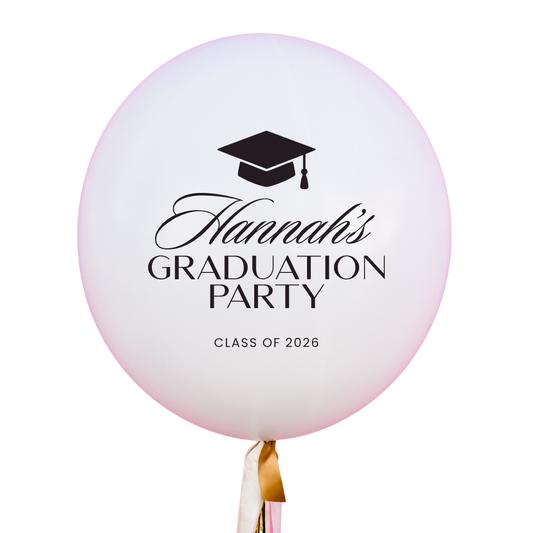 Graduation Cheer Jumbo Vinyl Balloon