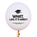 What, like it's hard Graduation Jumbo Vinyl Balloon