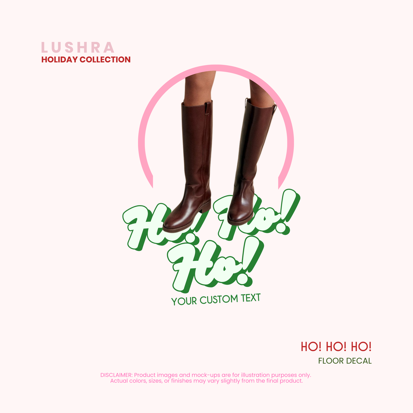 Christmas Cheer Floor Decal