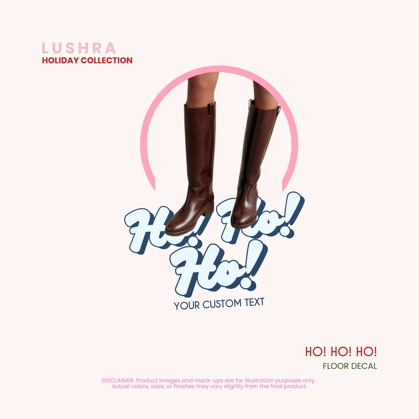 Christmas Cheer Floor Decal