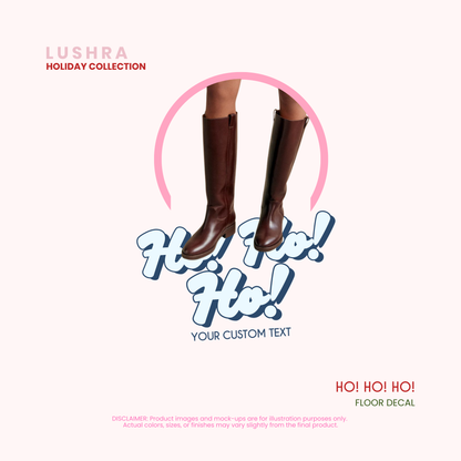 Christmas Cheer Floor Decal