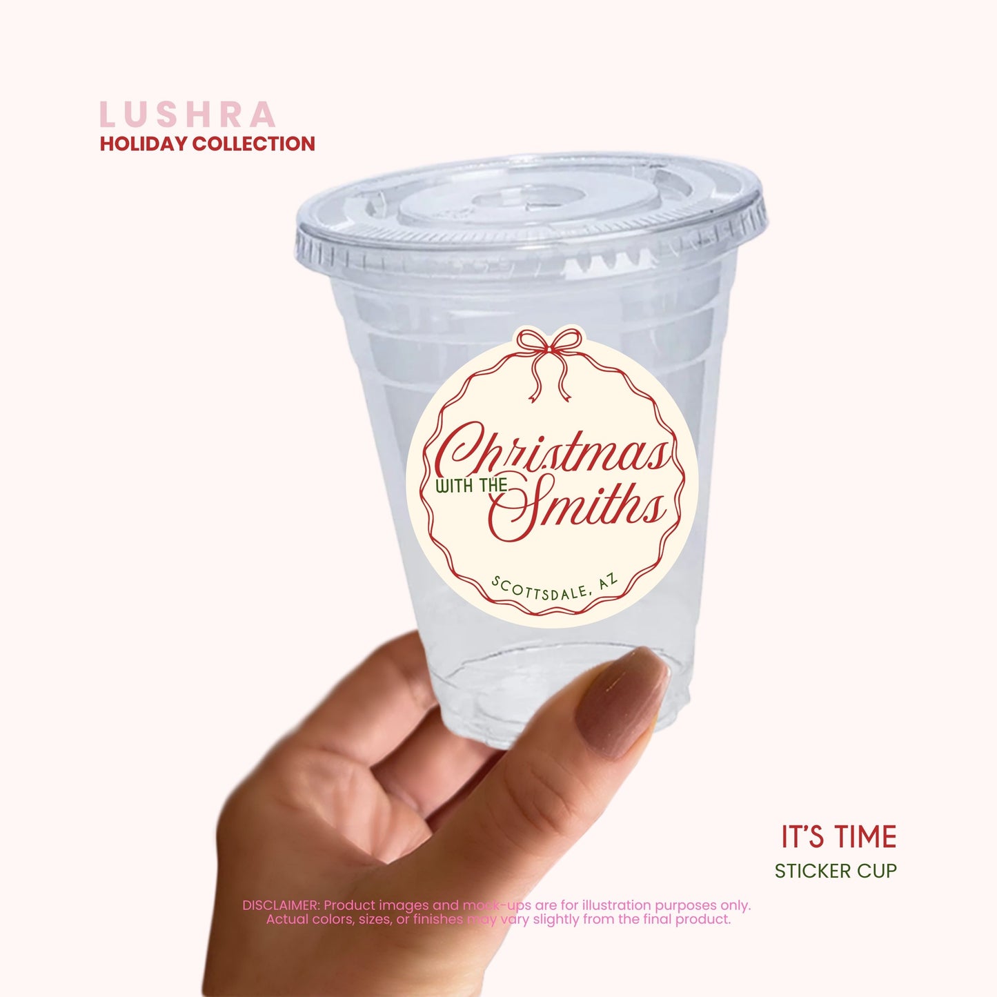 It's Time Sticker Cup