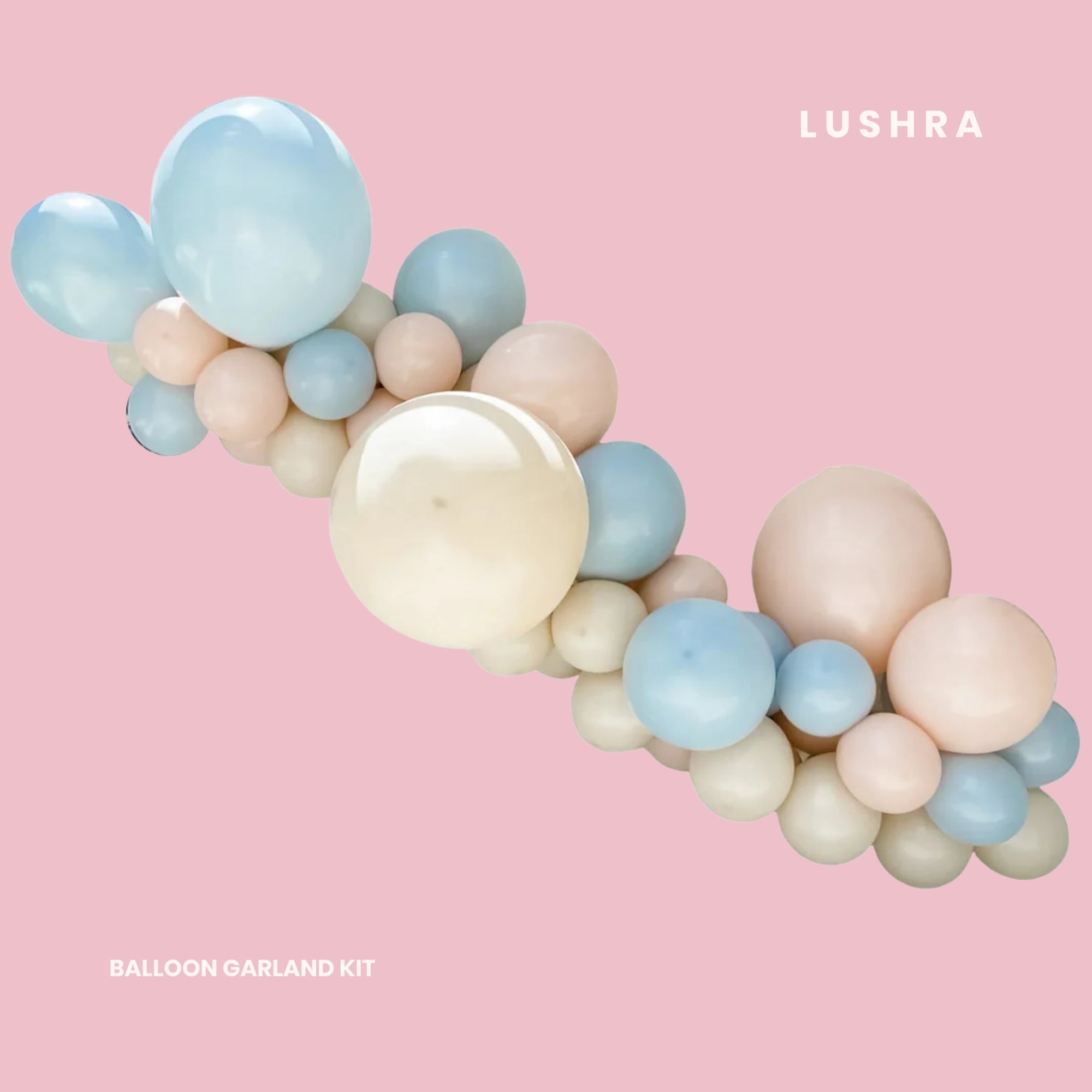 Muted Gender Reveal Balloon Garland Kit