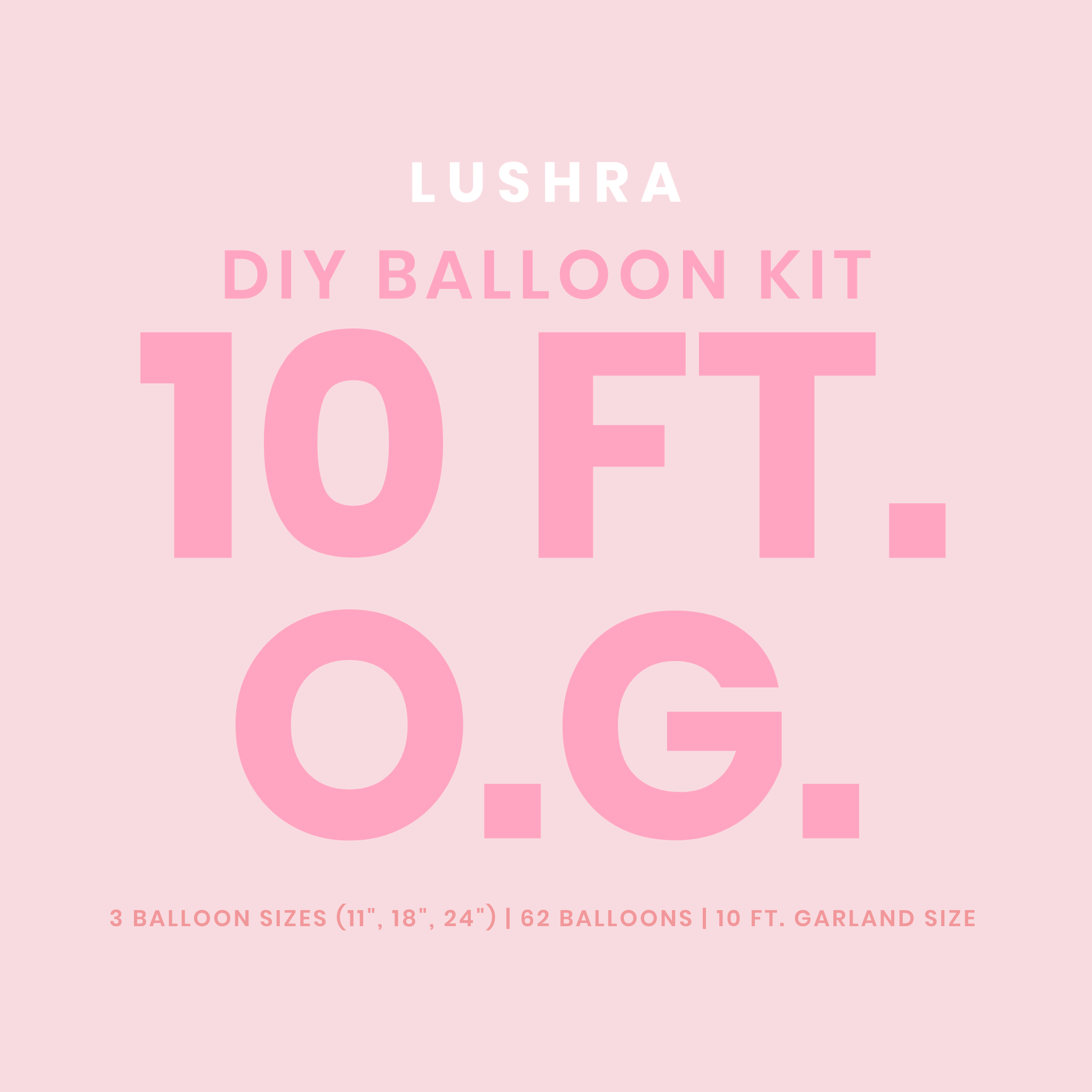 Create Your Own Balloon Garland Kit