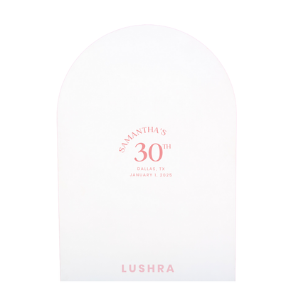 Rose All Day Birthday Backdrop Decal