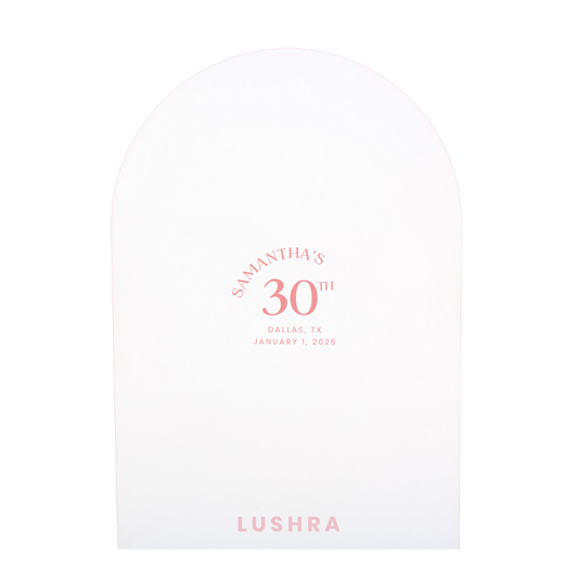 Rose All Day Birthday Backdrop Decal