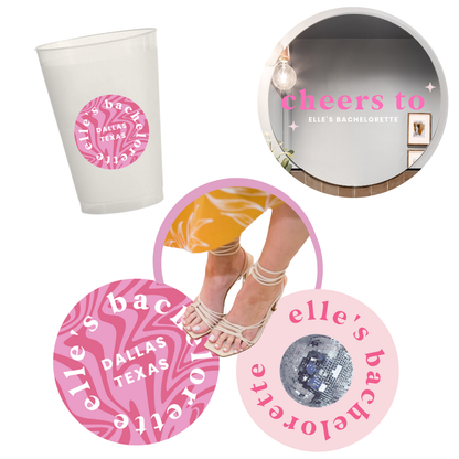 Material Girl Bachelorette Decal Package