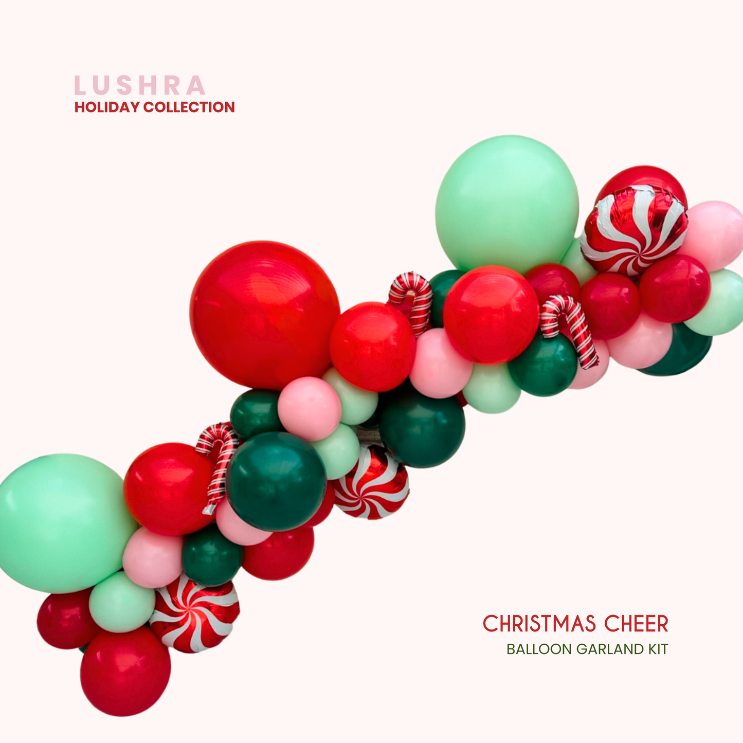 Christmas Cheer Balloon Garland Kit