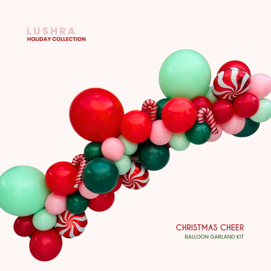 Christmas Cheer Balloon Garland Kit