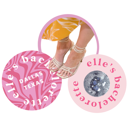 Material Girl Bachelorette Floor Decals