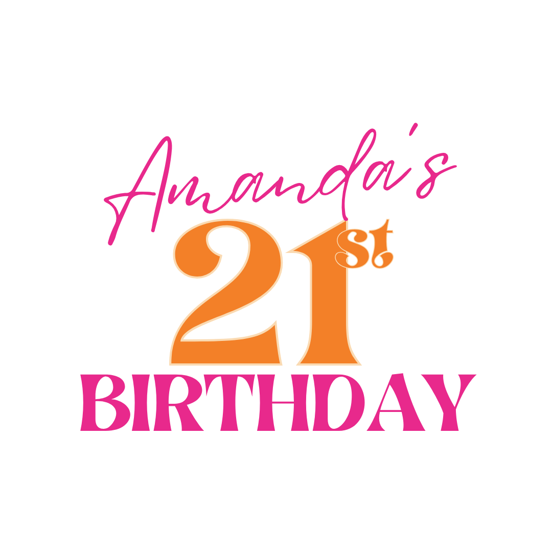 Feelin' Spritzy Birthday Backdrop Decal