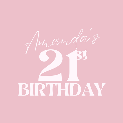 Feelin' Spritzy Birthday Mirror Decal
