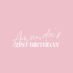Feelin' Spritzy Birthday Mirror Decal