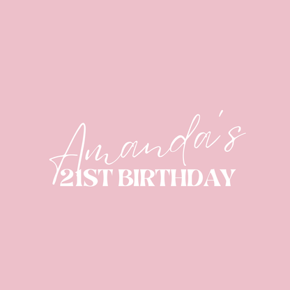 Feelin' Spritzy Birthday Mirror Decal