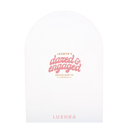Dazed and Engaged Bachelorette Backdrop Decal