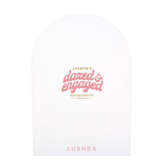 Dazed and Engaged Bachelorette Backdrop Decal