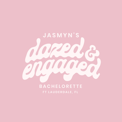 Dazed and Engaged Bachelorette Mirror Decal