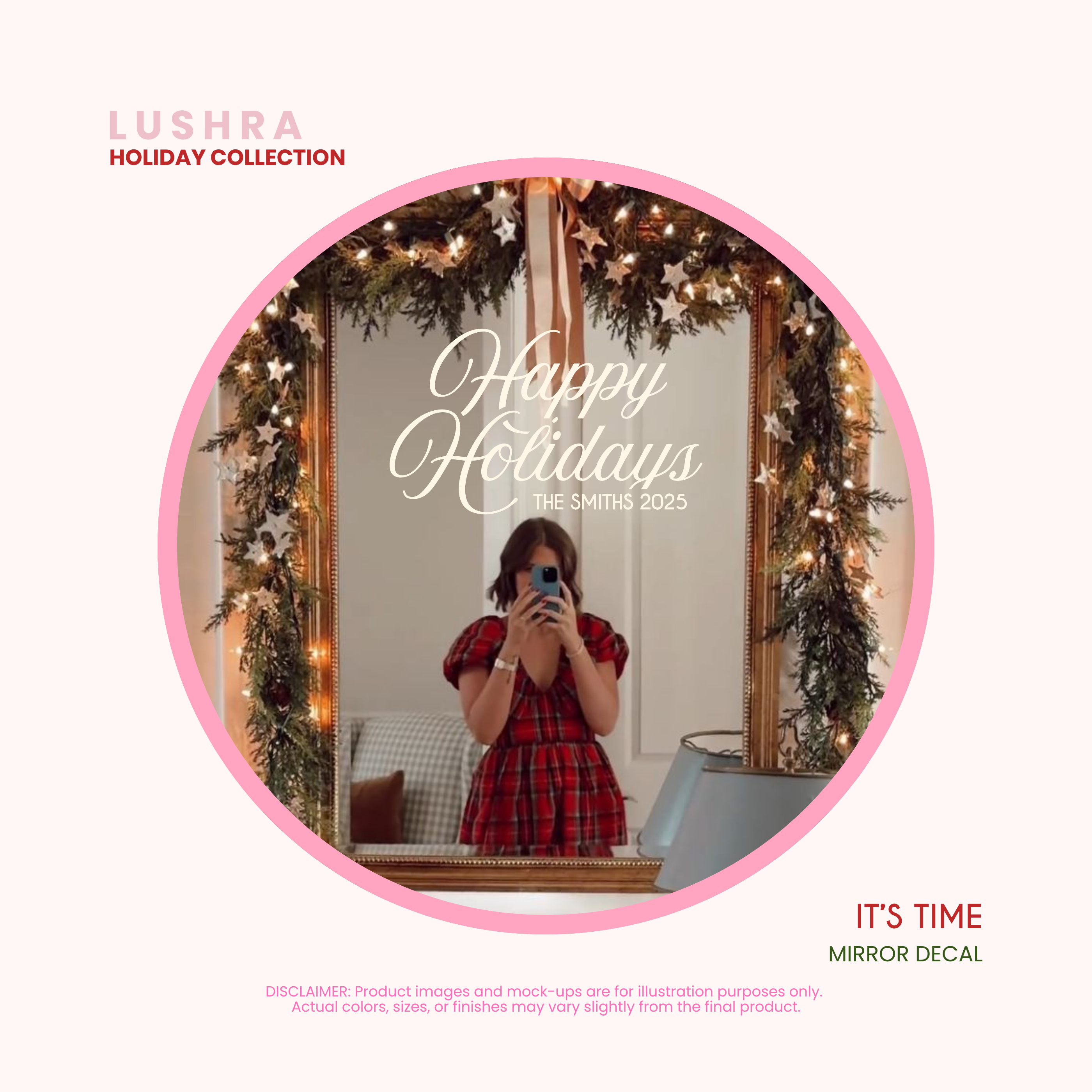 It's Time Mirror Decal