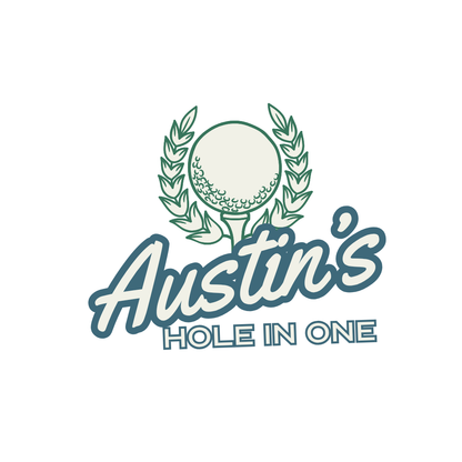 Hole In One Birthday Backdrop Decal