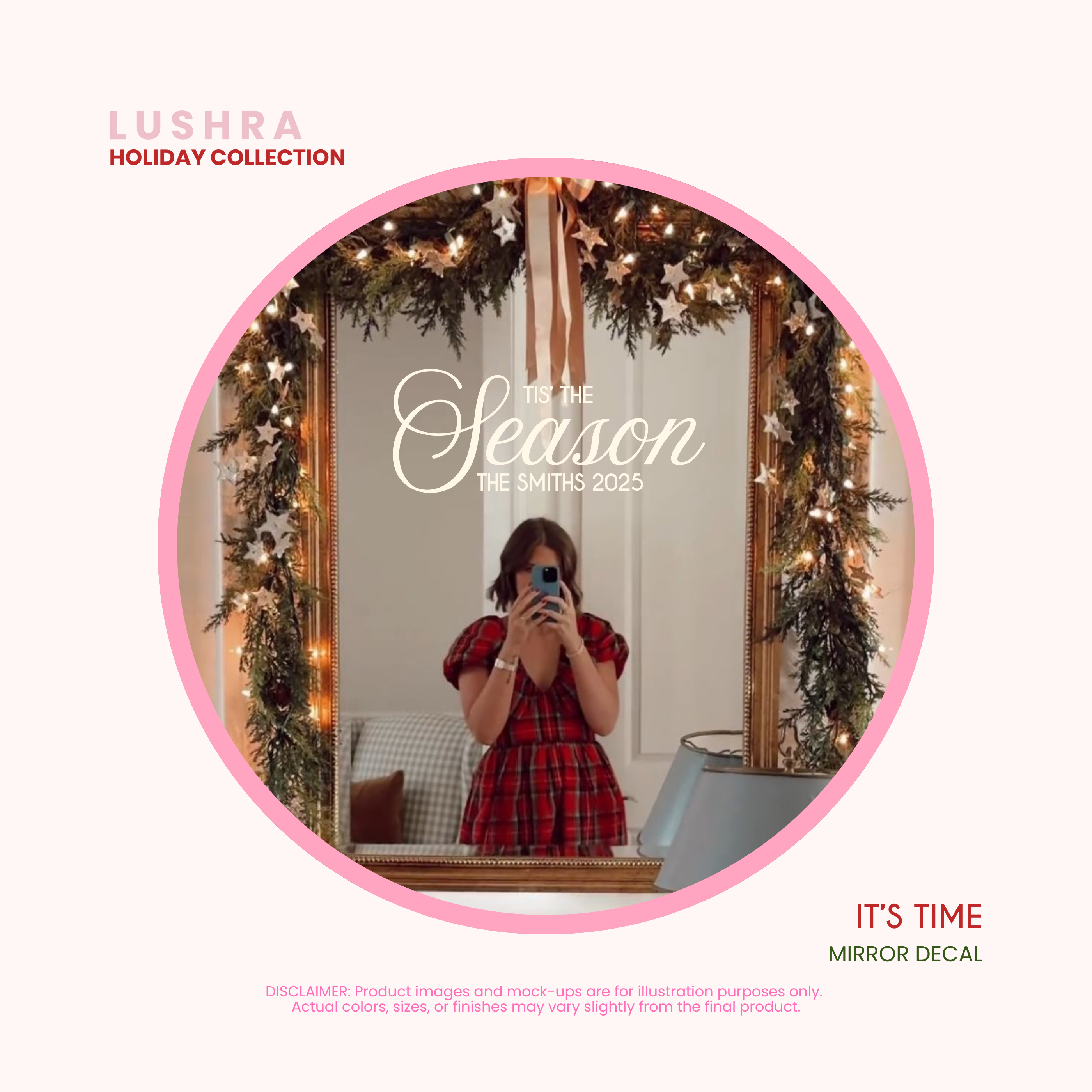 It's Time Mirror Decal