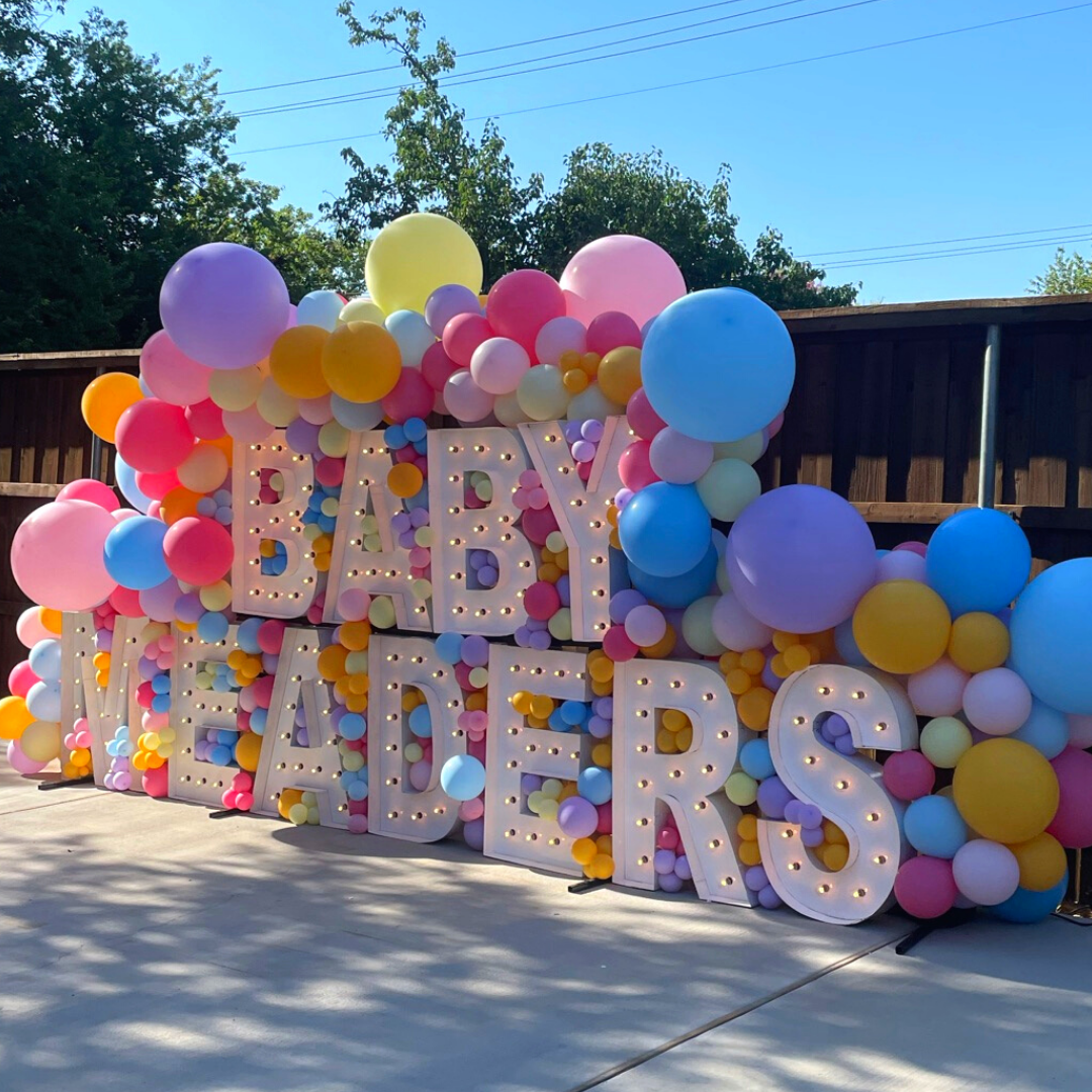BALLOON MARQUEE LETTERS