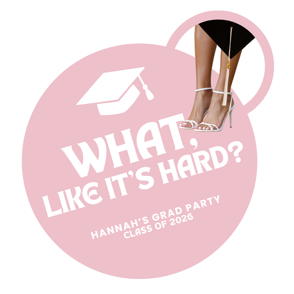 What, like it's hard? Graduation Floor Decal