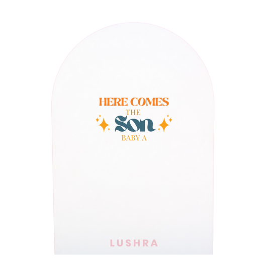 Here Comes The Sun Baby Shower Backdrop Decal