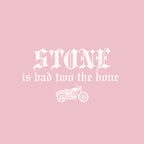 Bad Two The Bone Birthday Mirror Decal