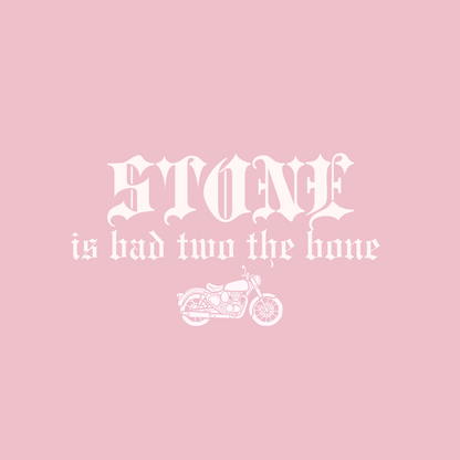 Bad Two The Bone Birthday Mirror Decal
