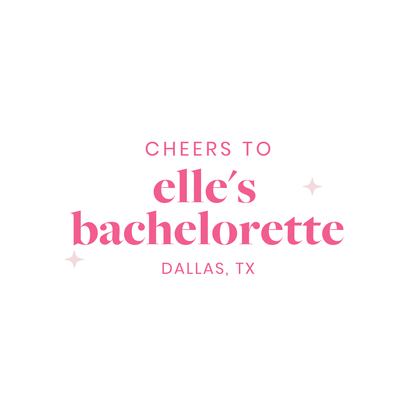 Material Girl Bachelorette Backdrop Decal