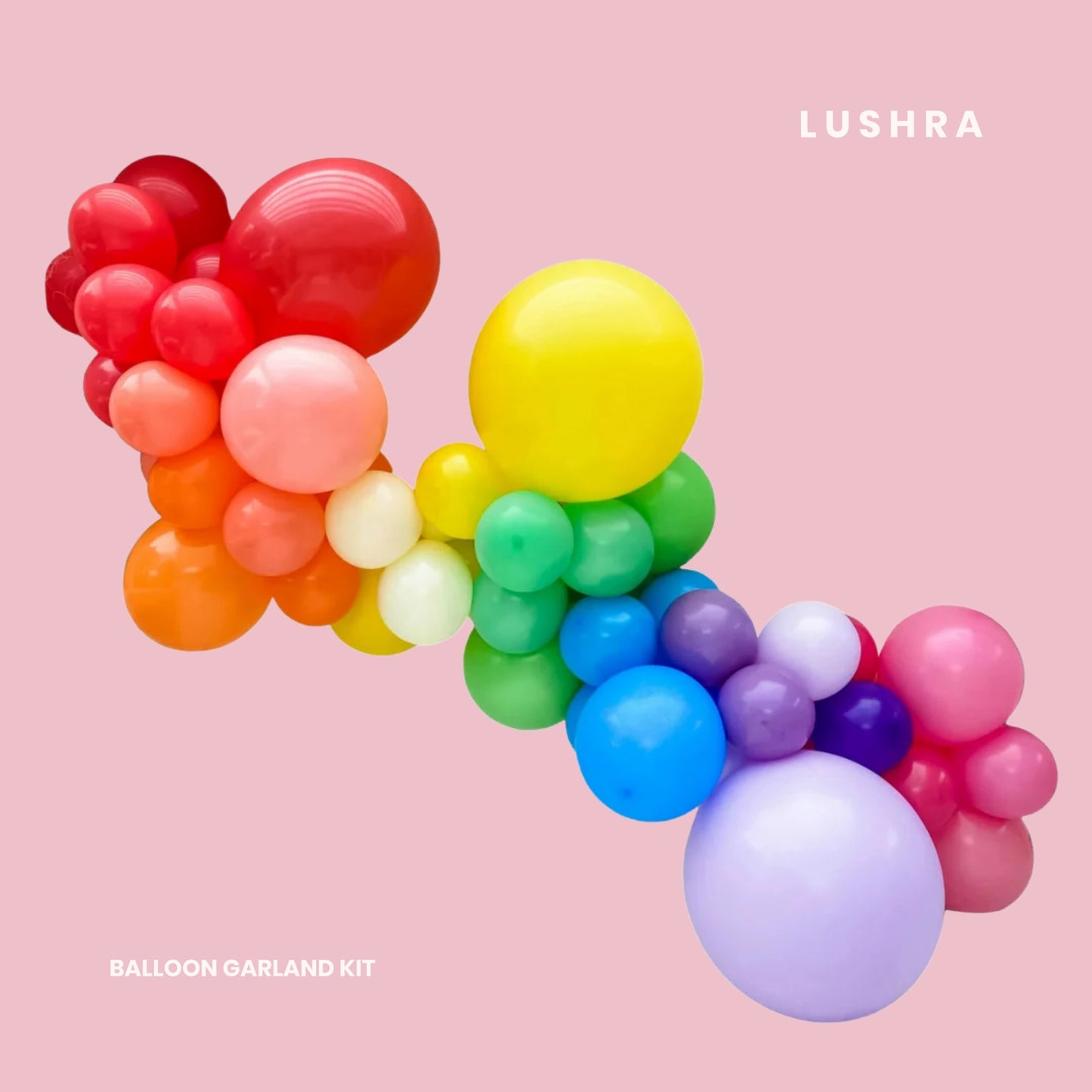 Rainbow Balloon Garland Kit