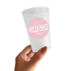 GRAD! Graduation Sticker Cup