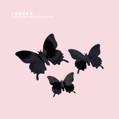3D Black Butterfly Add-On