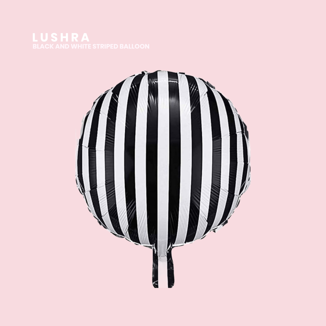 Striped Mylar Balloons