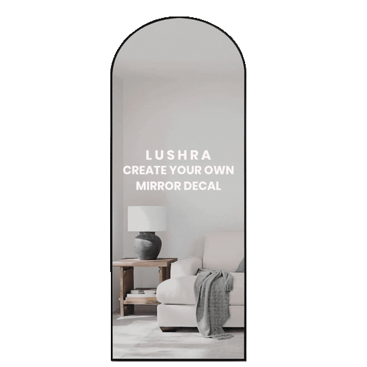 Create Your Own Mirror Decal