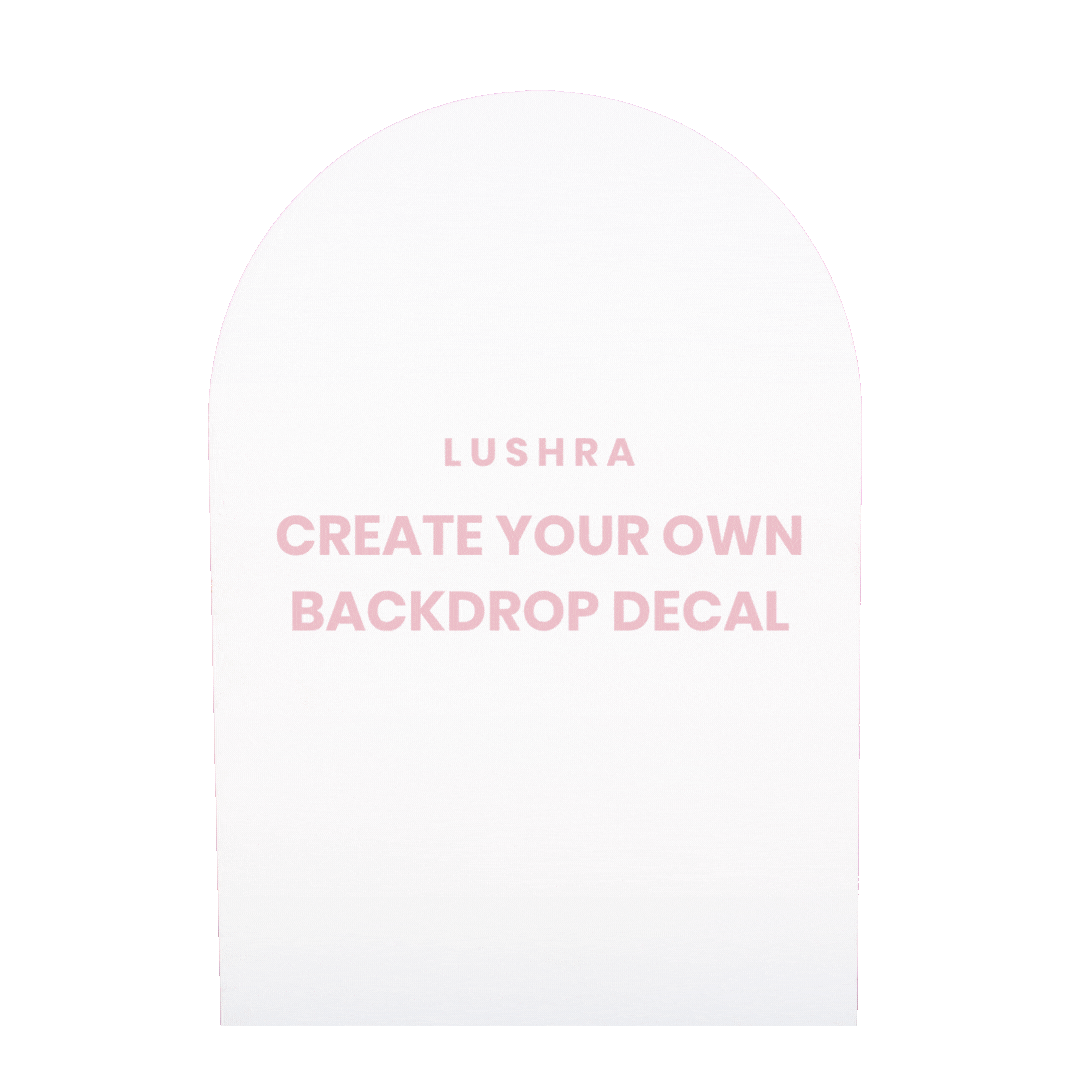 Create Your Own Backdrop Decal