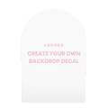 Create Your Own Backdrop Decal