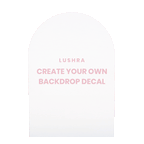 Create Your Own Backdrop Decal