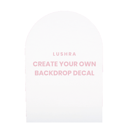Create Your Own Backdrop Decal