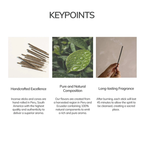 Cinnamon Hand-Rolled Incense Stick | 7 Sticks