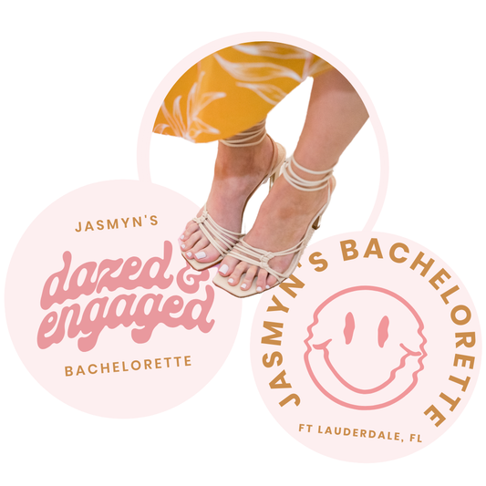 Dazed and Engaged Bachelorette Floor Decals