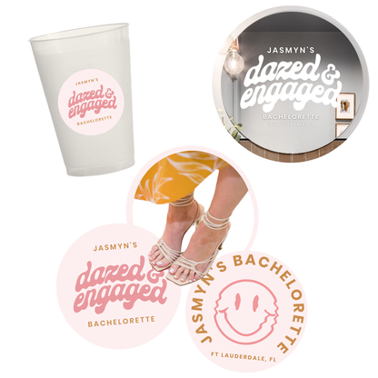 Dazed and Engaged Bachelorette Decal Package