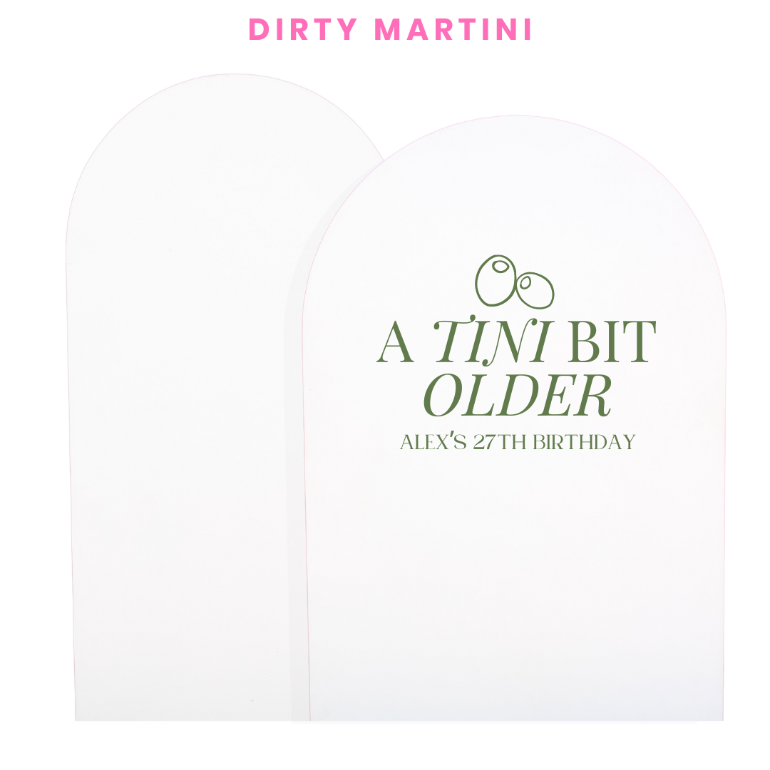 A Tini Bit Older Backdrop Decal