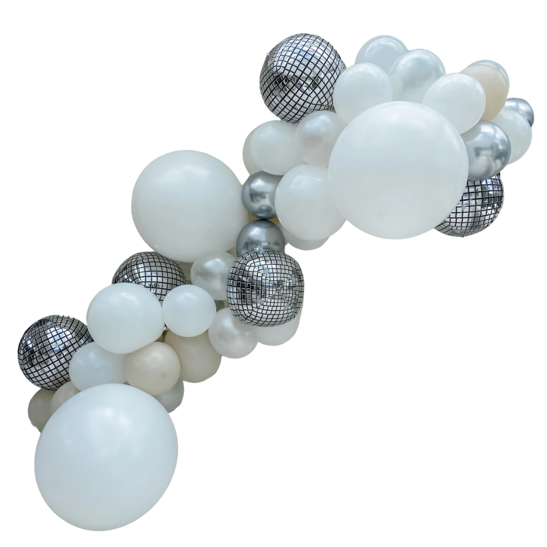 Disco Glam Bride Inflated Balloon Garland