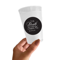 'Til Death Engagement Sticker Cups