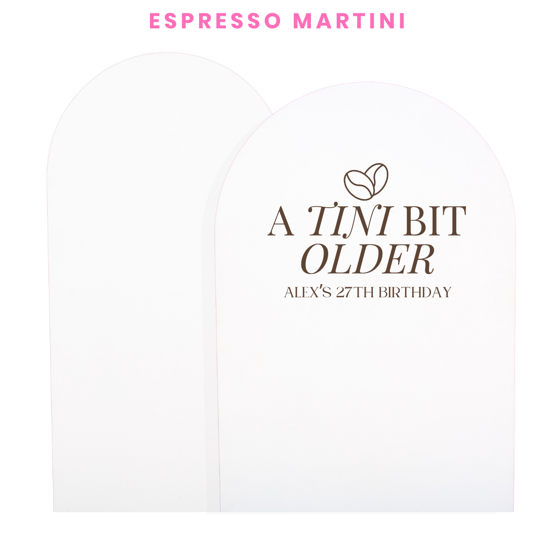 A Tini Bit Older Backdrop Decal